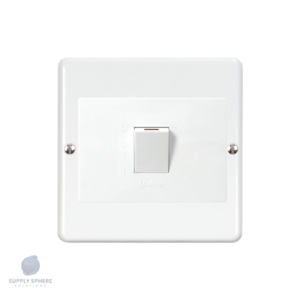 100X100 50A DP ISOLATOR STL WHITE