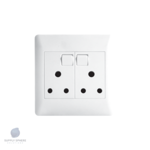 Apollo 100 X100 DBL SOCKET Contemporary White