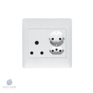 Apollo 100X100 16A, 1x SHUKO/IEC UN-SWITCHED  Contemporary White 