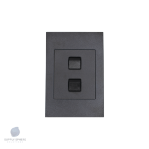 Apollo 100X50 2LEVER 1W Edgy Sapphire Black