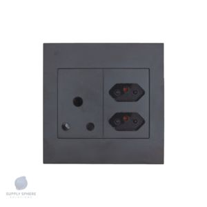 Apollo 100x100 1x16A, 2xIEC Edgy Sapphire Black