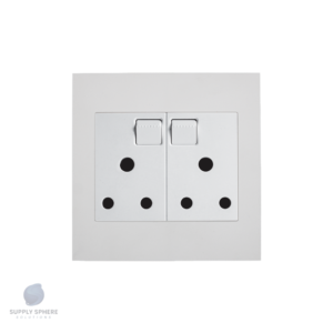 Apollo 100 X100 DBL SOCKET Contemporary White
