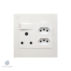Single Switched Socket - 1x16A + 2 x IEC